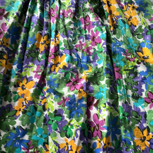 Maggy London  Floral Cotton Poplin Midi Dress - Picture 6 of 8